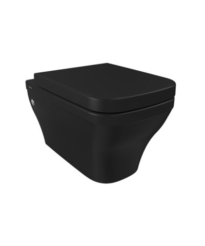 FIRENZE RIMLESS ASMA KLOZET MAT SİYAH