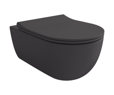 Bocchi V-Tondo Rimless Asma Klozet Mat Antrasit