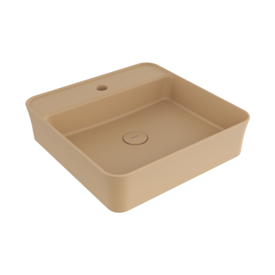 Bocchi Sottile Slim Line Kare Lavabo 45x45 Mat Kaşmir
