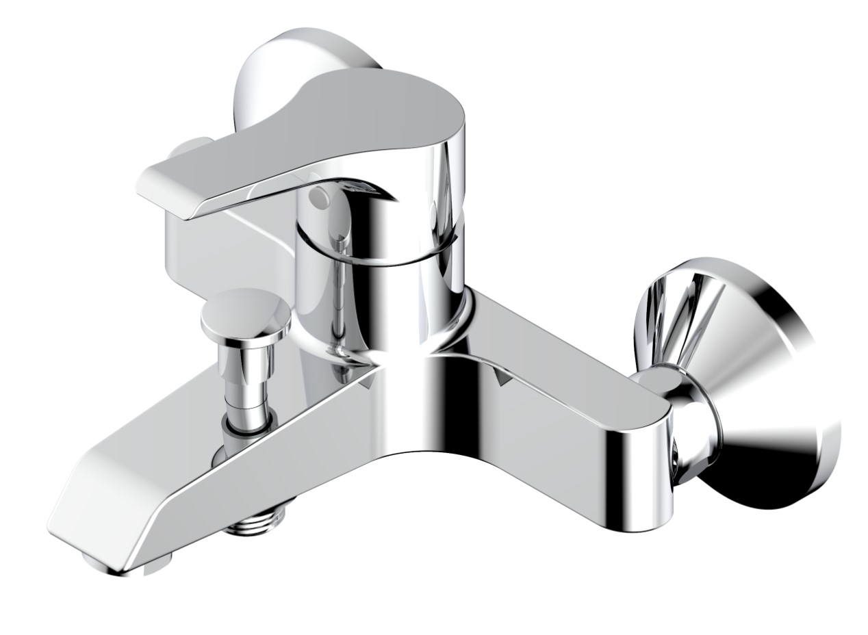 VİSİA PLUS Banyo Bataryası Krom | modern banyo uyumu, dayanıklı kaplama