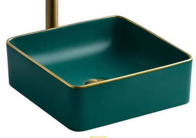 Fontana E-4070Y Yeşil Çanak Lavabo