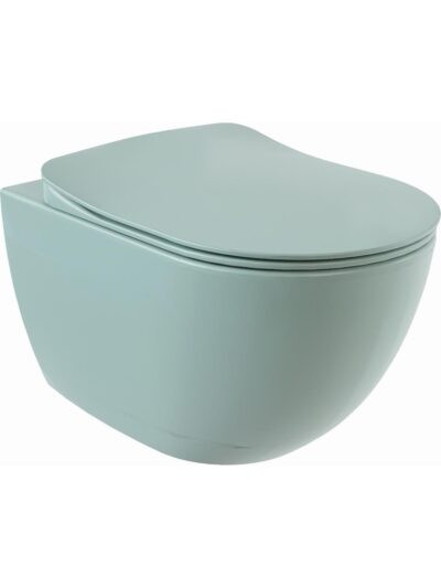 Creavit Free Rim-Off Nil Yeşili Asma Klozet