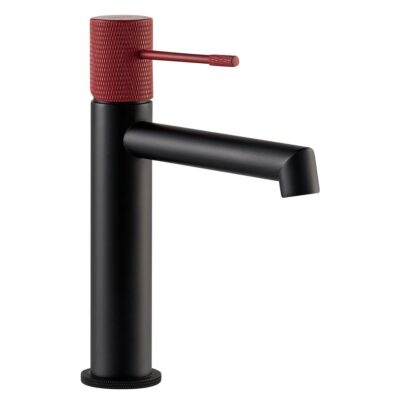 Fontana FM-2118 Siyah-Kırmızı Lavabo Bataryası