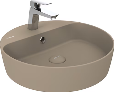 Creavit Loop Mat Cappuccino Masa Üstü Lavabo