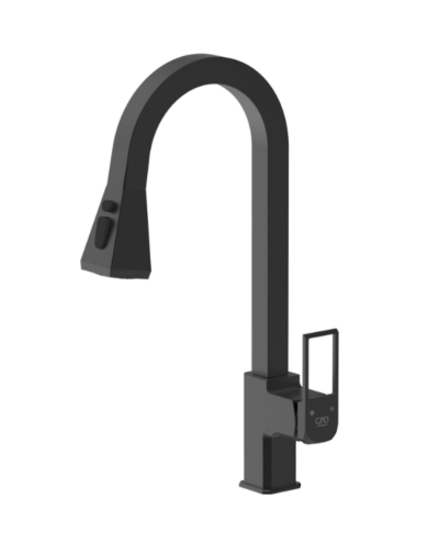 GPD Quadro MES190-S Spiralli Siyah Mutfak Bataryası