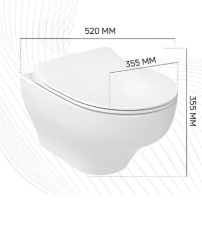 Creavit Ness Vortex Asma Klozet