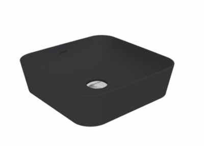 Creavit Ultra Kare Mat Antrasit Lavabo