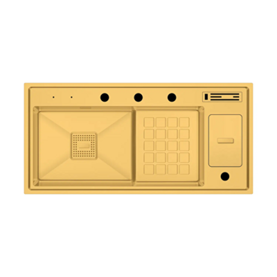 Crauf Lusso 1061 PVD Altın Evye | Premium Gold & Şeflerin Tavsiyesi