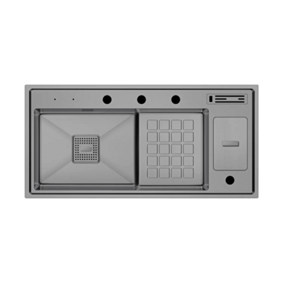 Crauf Lusso 1061 Mat Gri Evye | Modern Mimari & Leke Tutmaz Dev Hazne