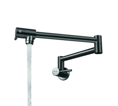 Crauf Acrobat 4010 PVD Füme Çizilmez Esnek Hareketli Evye Bataryası