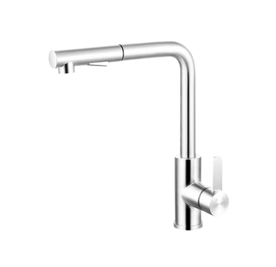 Crauf Attivo 4070 Krom Parlak Döner Başlıklı Mutfak Evye Bataryası