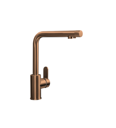 Crauf Attivo 4065 Arıtma Girişli PVD Bakır Kararmaz Retro Evye Bataryası