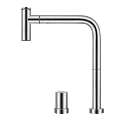 Crauf Lusso 4030 Fırçalı Çelik Leke Tutmaz Endüstriyel Mutfak Bataryası