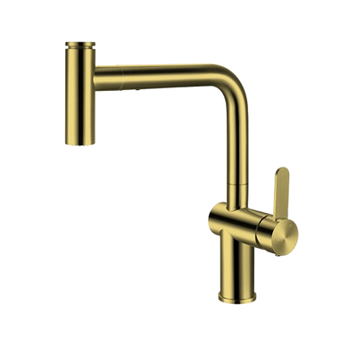 Crauf Lusso 4035 PVD Altın Su Sıçratmaz Lüks Seri Evye Bataryası