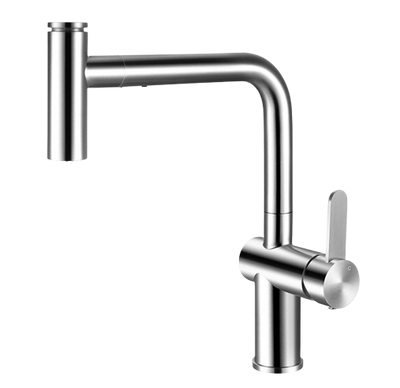 Crauf Lusso 4035 Fırçalı Çelik Modern Tasarım Çizilmez Mutfak Bataryası