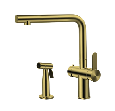 Crauf Lusso 4045 PVD Altın Premium Seri Su Tasarruflu Evye Bataryası