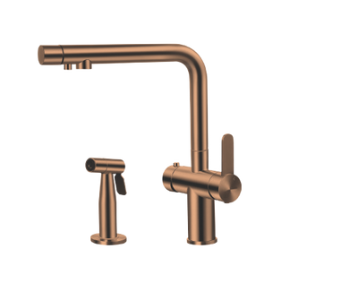 Crauf Lusso 4040 Purification Arıtma Girişli PVD Bakır Retro Batarya