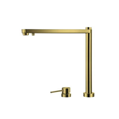 Crauf Vertice 4055 Purification Arıtma Girişli PVD Altın Lüks Evye Bataryası