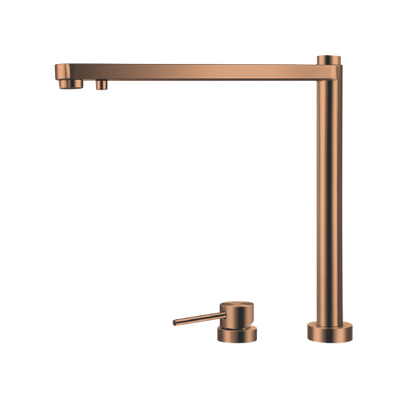 Crauf Vertice 4055 Purification Arıtma Su Çıkışlı PVD Bakır Mutfak Bataryası