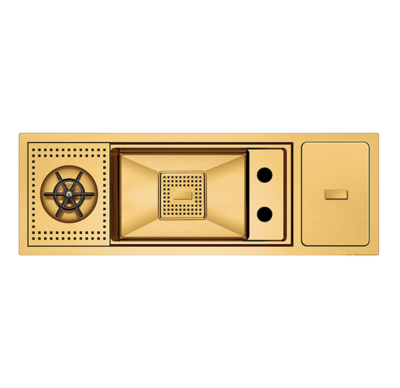 Crauf Lusso 1035 PVD Altın Evye | Premium Lüks & Ömür Boyu Kalite