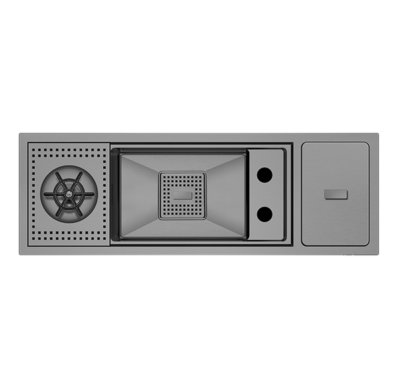 Crauf Lusso 1035 Mat Gri Evye | Modern Tasarım & Parmak İzi Bırakmaz