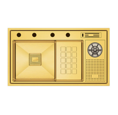 Crauf Lusso 1071 PVD Altın Evye | Premium Lüks & Ömür Boyu Kalite