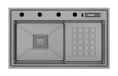 Crauf Lusso 1056 Mat Gri Evye | Endüstriyel Şıklık & Leke Tutmaz Yüzey