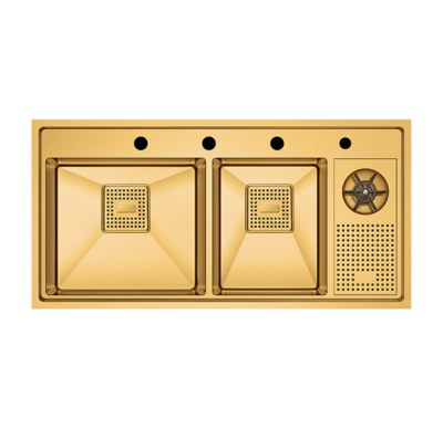 Crauf Lusso 1075 PVD Altın Evye | Premium Lüks & Ömür Boyu Kalite