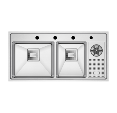 Crauf Lusso 1075 Inox Evye | Profesyonel Yıkama İstasyonu & Dev Güç