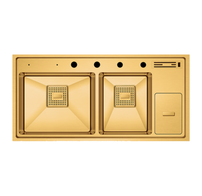 Crauf Lusso 1065 PVD Altın Evye | Premium Gold & İhtişamlı Kapasite