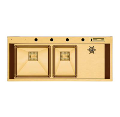 Crauf Lusso 1081 PVD Altın Evye | Premium Gold & Yılların Güvencesi