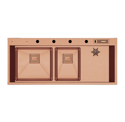 Crauf Lusso 1081 PVD Bakır Evye | Otantik Dev & Ömür Boyu Kalite