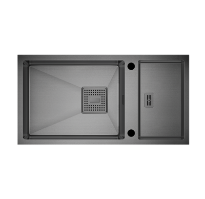 Crauf Lusso 1085 PVD Füme Evye | Lüks Dev & Çizilmelere Karşı Maksimum Koruma