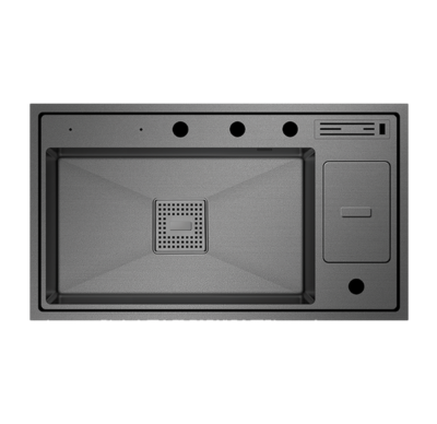 Crauf Lusso 1060 PVD Füme Evye | Lüks Dev & Çizilmelere Karşı Tam Direnç