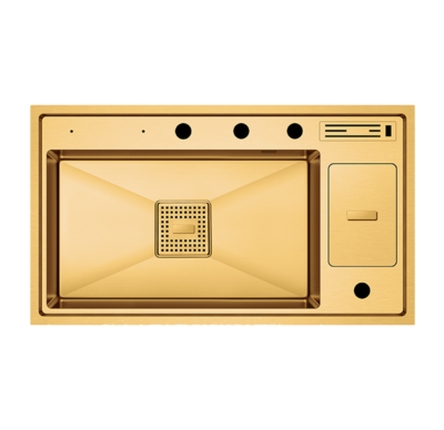 Crauf Lusso 1060 PVD Altın Evye | Premium Lüks & Şeflerin Tercihi