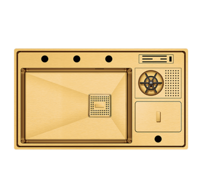 Crauf Lusso 1072 PVD Altın Evye | Premium Gold Seri & Ömür Boyu Kalite