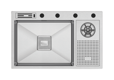 Crauf Lusso 1070 Inox Evye | Profesyonel Seri & Hijyenik Dev Tasarım