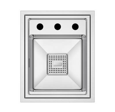 Crauf Lusso 6390 Inox Evye | Profesyonel Seri & Hijyenik Tasarım