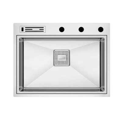 Crauf Lusso 6391 Inox Evye | Profesyonel Seri & Hijyenik Dev Tasarım