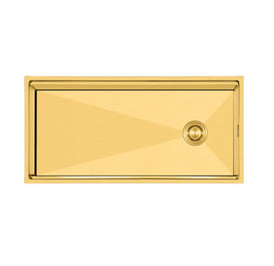 Crauf Vertice 4898 PVD Altın Evye | Premium Gold Seri & Ömür Boyu Kalite