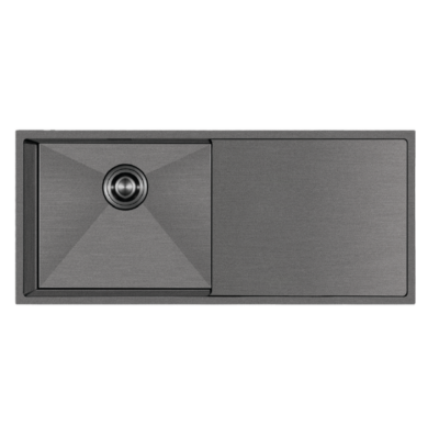 Crauf Via Bella 6071 PVD Füme Evye | Lüks Tasarım & Çizilmelere Karşı Tam Direnç