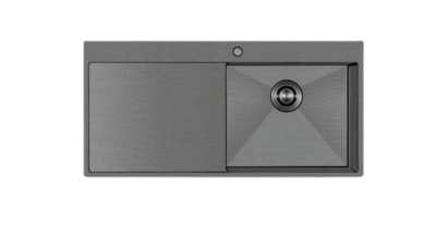 Crauf Via Lattea 6174 PVD Füme Evye | Lüks Tasarım & Çizilmelere Karşı Tam Direnç